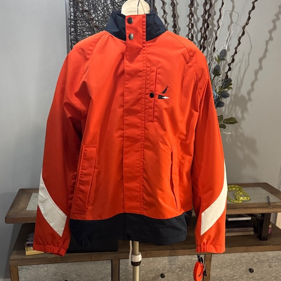 Nautica Other - Nautica Orange and Black Jacket XL